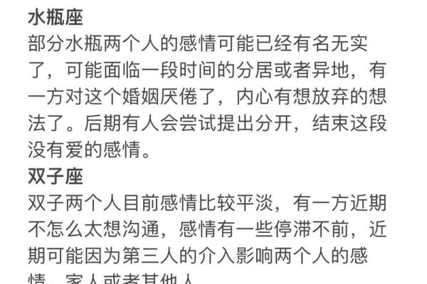 探讨双子座与水瓶座的婚姻：最理想的搭配案例分析