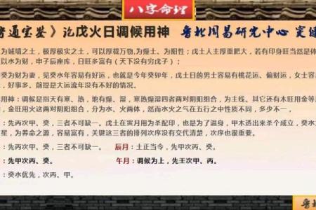戊土命的人生哲学:用神解析与命理启示