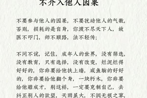 因果相依，命运交织的精彩人生之旅