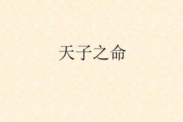 天子之命与县于太子：历史中的权力与责任