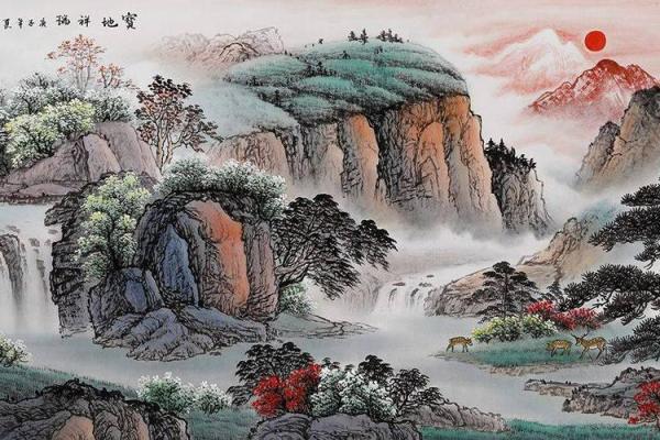 土命人士客厅画作选择：恰到好处的家居风水搭配