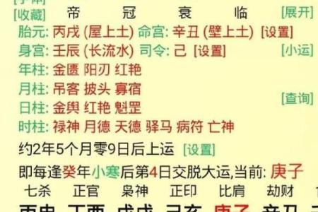 戊申年八月初六出生的人命理分析：独特的命格与性格特征