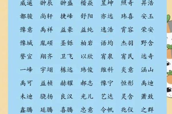 为土命男孩取名的独特方法与建议