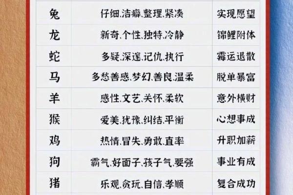 探索十二生肖：感受命运与性格的奇妙联系