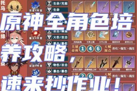 原神命之座:探索每个角色背后的动物象征与含义