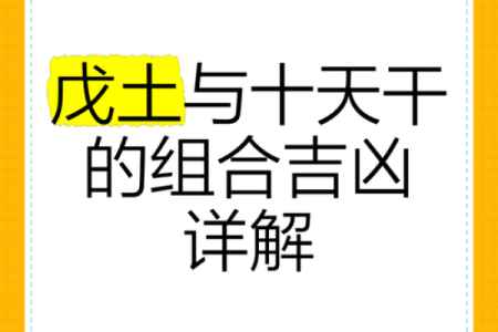 戊土命与哪些命相配,才能事半功倍,携手共创美好未来?