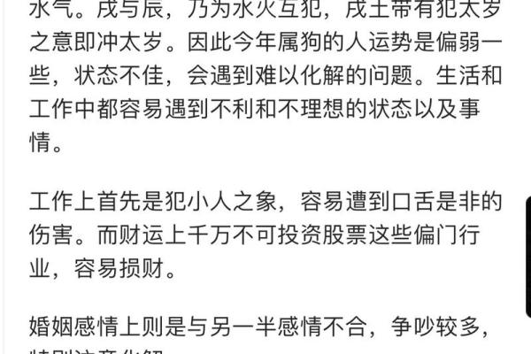 戌时末生狗巡视：探索狗年命理的奥秘与运势
